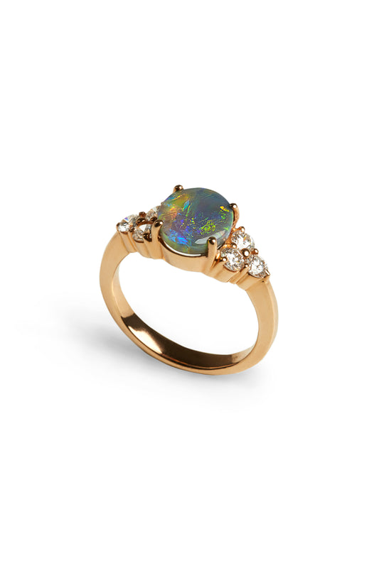 Black Opal ring